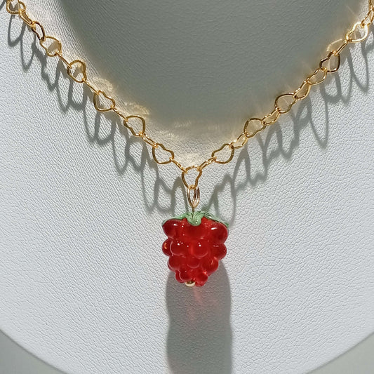 Raspberry Necklace