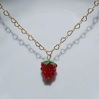 Raspberry Necklace