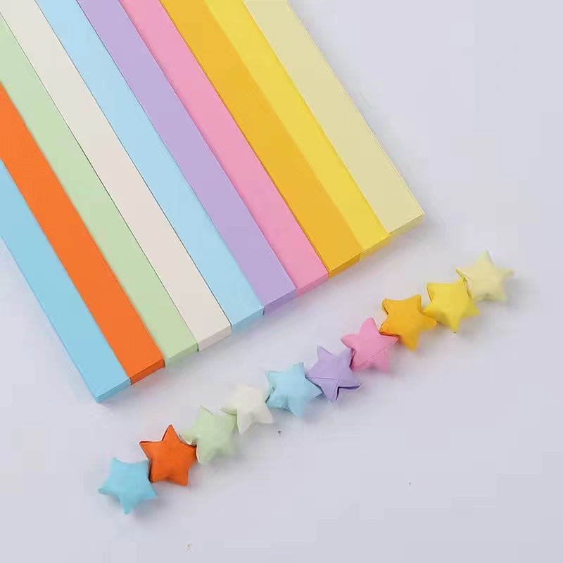 Lucky Origami Paper Strips-Rainbow